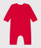 Baby-Langoverall aus Molton rot CORRIDA