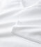 Damen-T-Shirt aus Baumwolle mit V-Ausschnitt weiss ECUME