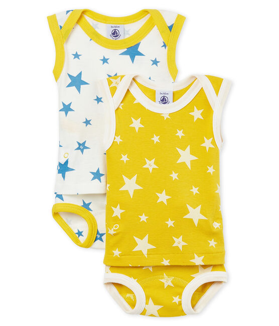 Duo 2-in-1-Baby-Höschenbodys für Jungen variante 1
