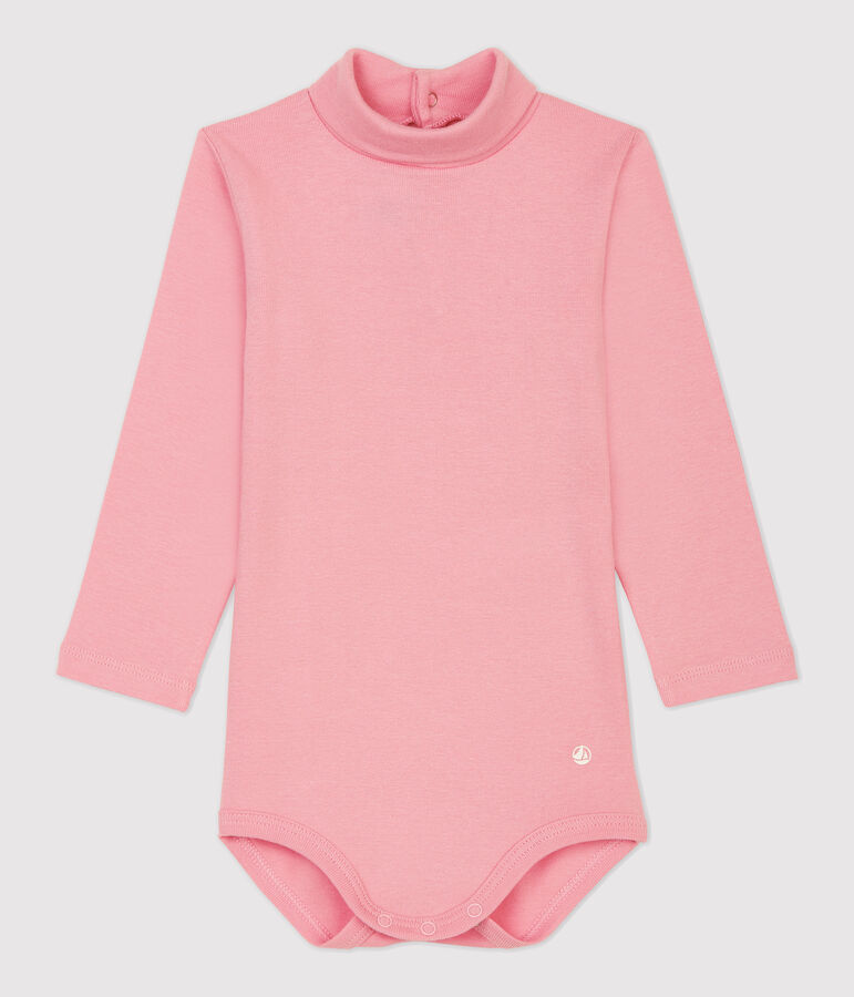 Baby-Body aus Baumwolle rosa