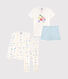 2er-Set Kinderpyjamas aus Baumwolle für Mädchen