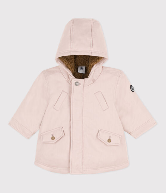 Wasserabweisender Baby-Parka rosa SALINE
