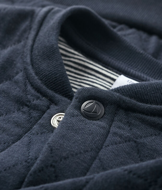 Baby-Cardigan aus Doppeljersey. SMOKING