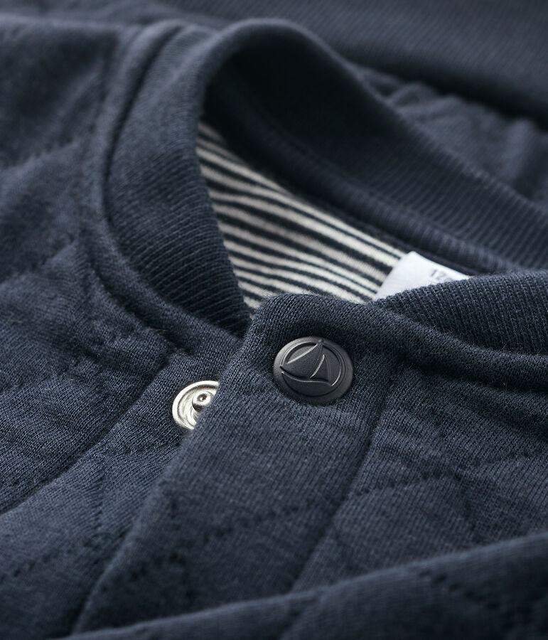 Baby-Cardigan aus Doppeljersey. blau SMOKING