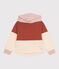 Kinder-Sweatshirt mit Kapuze aus Molton für Mädchen braun FAMEUX/ MULTICO