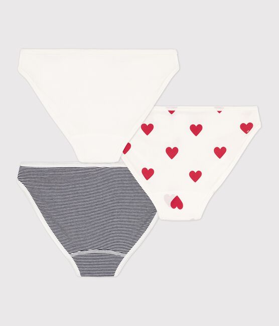 3er-Set Slips aus Baumwolle für Damen variante 1