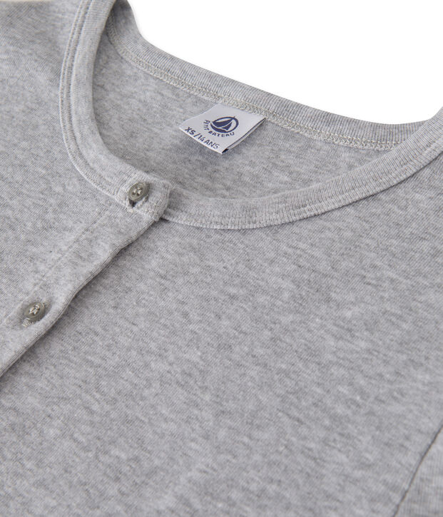 Damen-Cardigan grau Fumee Chine
