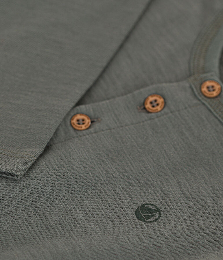 Lang&auml;rmeliges T-Shirt aus Baumwolle f&uuml;r Kinder/Jungen grau