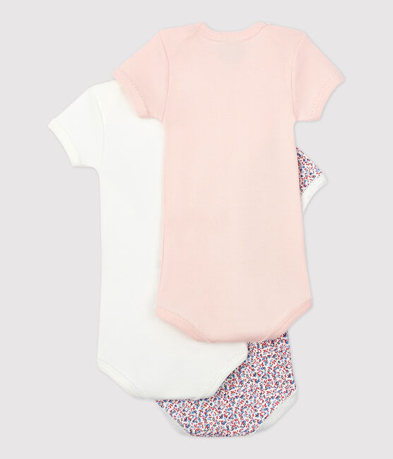 3er-Set kurzärmelige Baby-Bodys für Mädchen variante 1