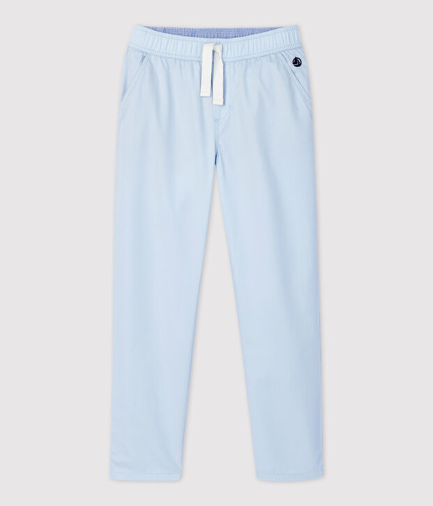 Hose aus Sergestoff in Regular-Fit-Passform f&uuml;r Jungen blau