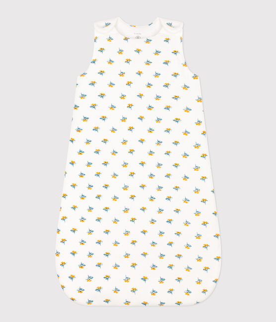 Babyschlafsack aus Baumwolle mit Blumenmotiv TOG 2 weiss MARSHMALLOW/weiss MULTICO