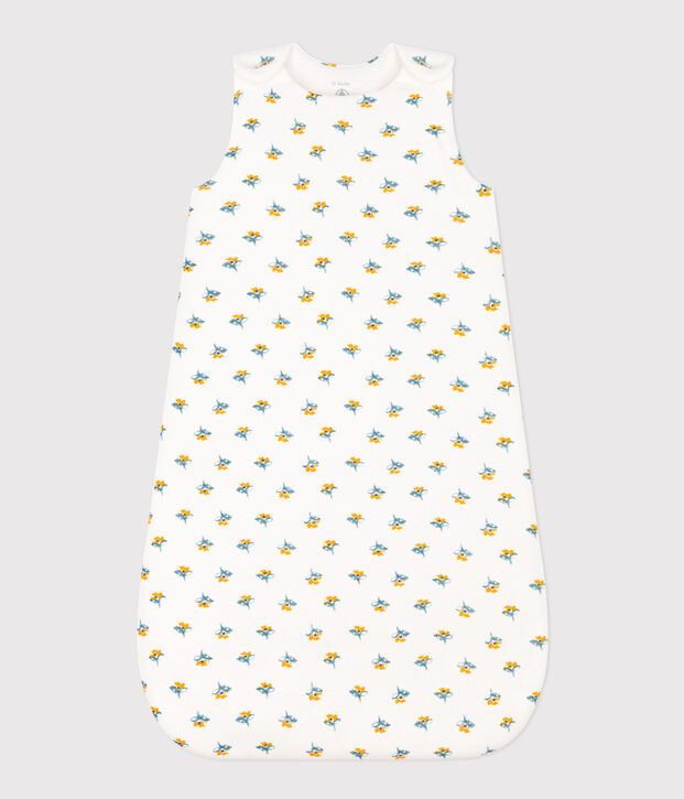 Babyschlafsack aus Baumwolle mit Blumenmotiv TOG 2 weiss/vielfarbig