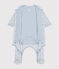 Bodyjama aus Nicki mit kleinen Sternchen für Babys blau GOMME/ BEACH