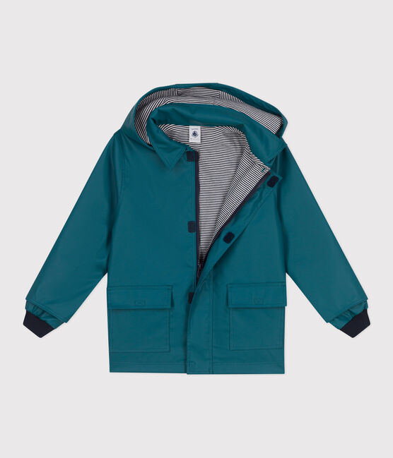 Klassische Kinder-Regenjacke für Jungen grün DRAGONFLY