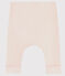 Baby-Leggings aus 2x2-Rippstrick aus Bio-Baumwolle rosa FLEUR
