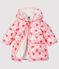Gesteppter Baby-Anorak für Mädchen rosa MINOIS/weiss MULTICO