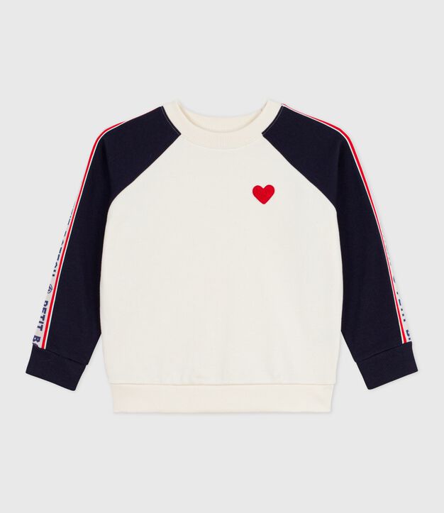 Kinder-Sweatshirt aus Baumwolle MILK