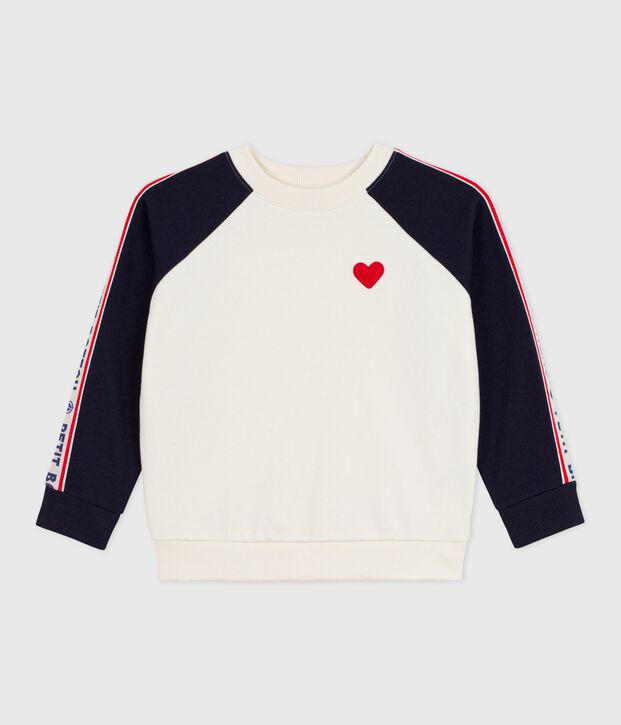 Kinder-Sweatshirt aus Baumwolle MILK