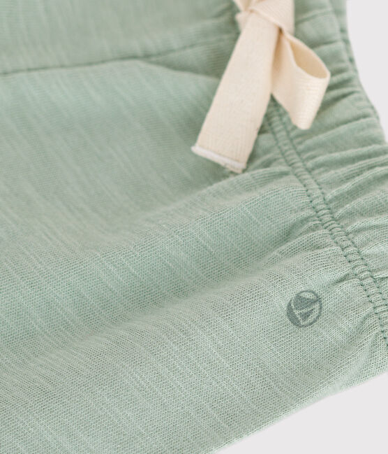 Baby-Shorts aus leichtem Jerseystoff grün HERBIER