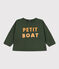 Baby-Sweatshirt aus Molton grün AVORIAZ