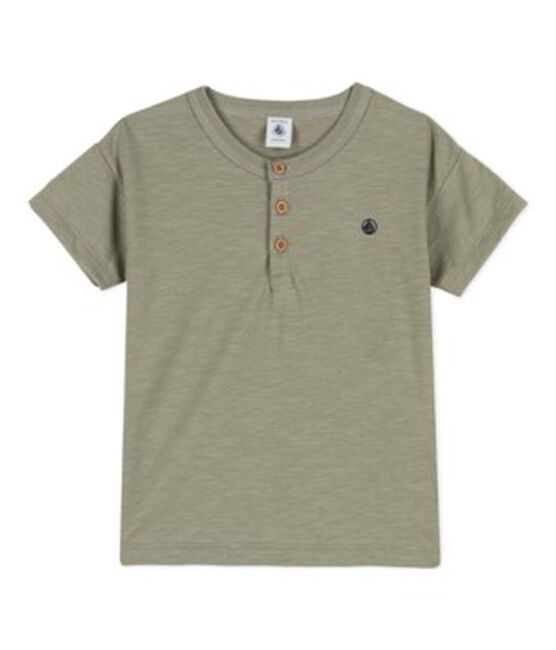 Kurzärmeliges Kinder-T-Shirt aus Baumwolle für Jungen grün MARECAGE
