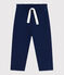 Baby-Jogginghose aus einfarbiger Baumwolle blau MEDIEVAL