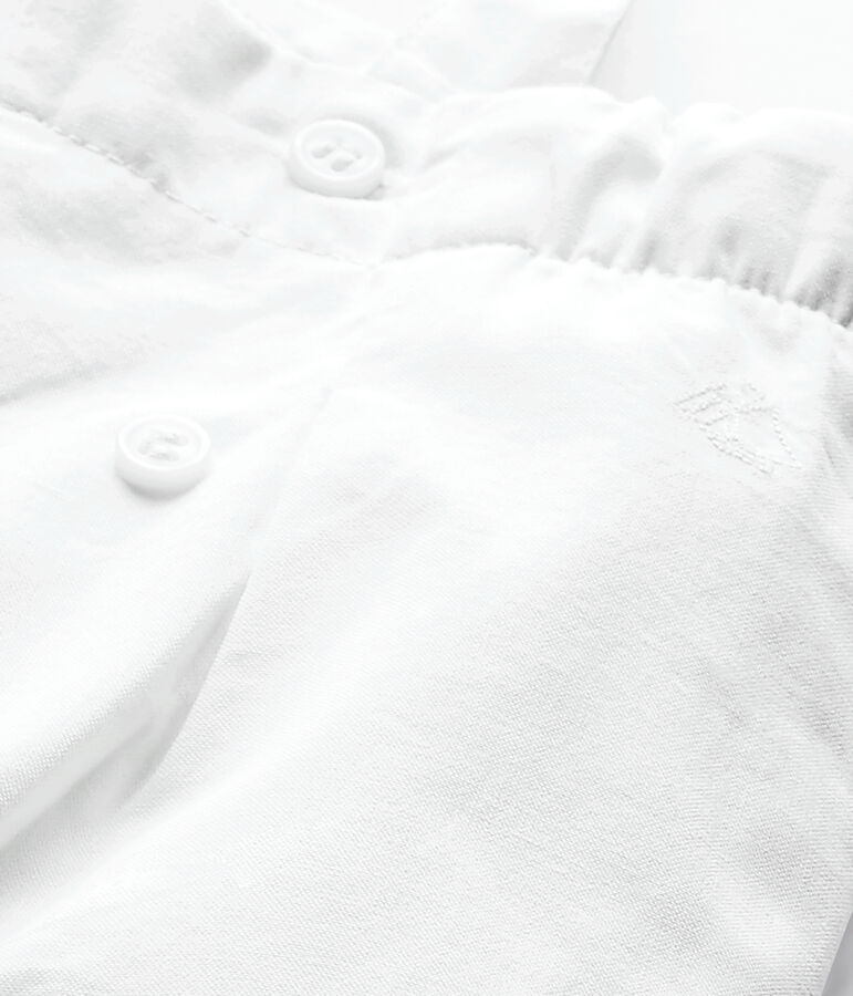 M&auml;dchen-Latzhose weiss