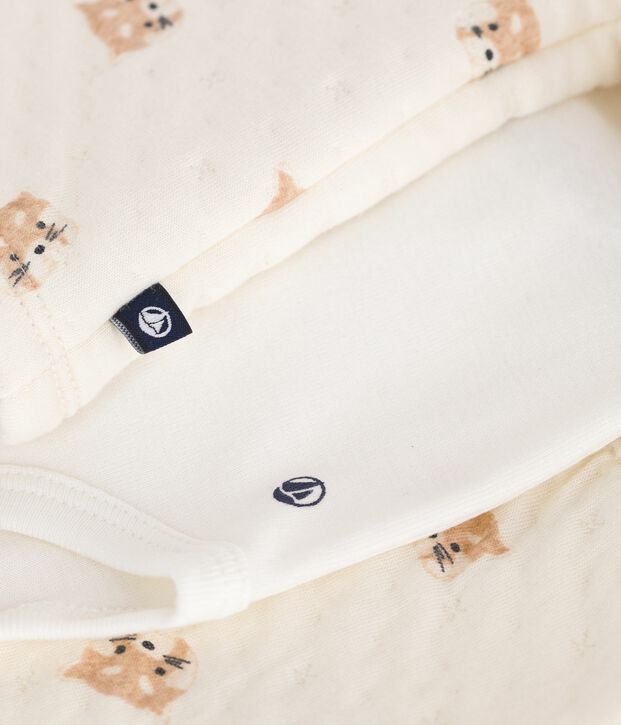 3-teiliges Baby-Set aus Baumwolle mit Roten Pandas naturfarben/vielfarbig