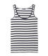 Klassisches Tanktop aus gestreifter Leine für Damen
