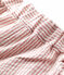 Gestreifte Baby-Shorts aus Bio-Seersucker rosa PAPAYE/ MARSHMALLOW