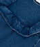 Ärmelloses Baby-Kleid aus Jeansstoff blau BLEU DELAVE