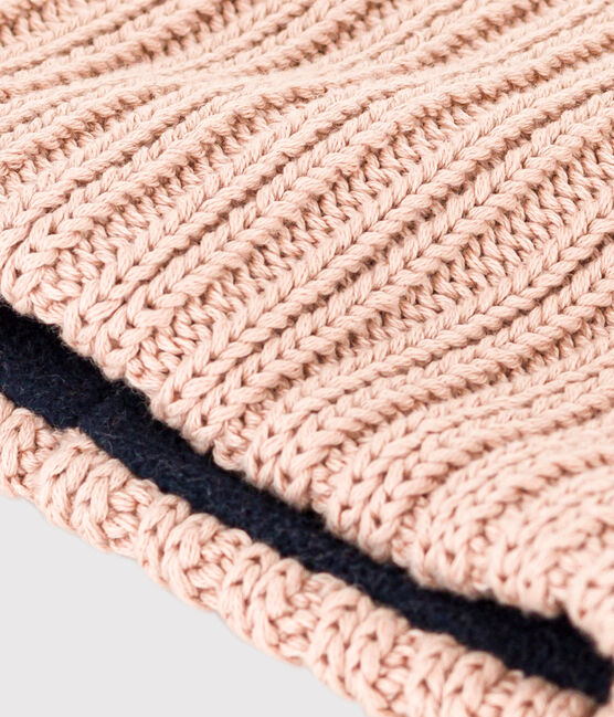 Snood aus Strick mit Fleece-Futter für Jungen und Mädchen rosa SALINE