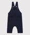 Lange Baby-Latzhose aus gestepptem Doppeljersey blau SMOKING