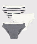 3er-Set Slips mit Streifen für Jungen variante 1