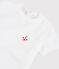 Baby-T-Shirt für Mädchen weiss ECUME