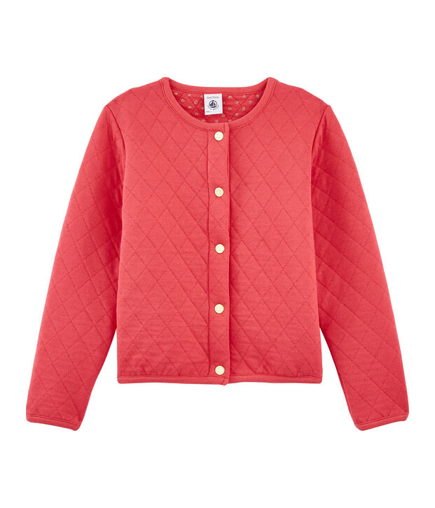 Kinder-Cardigan M&auml;dchen rot
