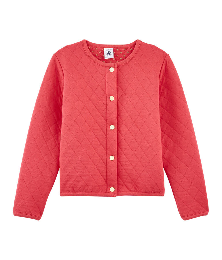 Kinder-Cardigan M&auml;dchen rot