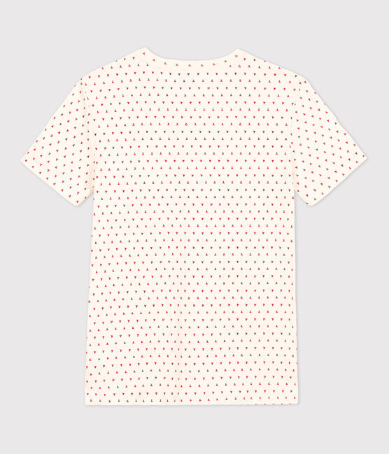 T-Shirt L’ICONIQUE aus Baumwolle mit rundem Ausschnitt für Damen weiss AVALANCHE+STOP/ MULTICO