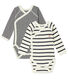 Unisex Baby Wickelbodys im 2er-Set