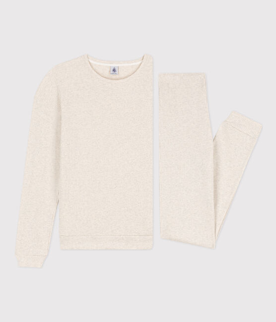 Pyjama aus Baumwolle für Damen beige MONTELIMAR CHINE