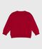 Kinder-Cardigan aus Wolle und Baumwolle mit Muster rot TERKUIT/ SOIR