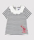 Kurzärmelige Baby-Bluse aus Baumwolle für Mädchen