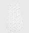 Babyschlafsack aus Baumwolle mit Herzmotiv TOG-Wert 2 weiss MARSHMALLOW/weiss MULTICO