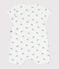 Baby-Kurzoverall aus Baumwolle mit Tiermotiven weiss MARSHMALLOW/weiss MULTICO