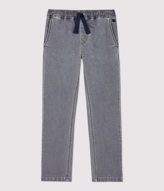Kinder-Jeanshose in Regular Fit-Passform für Jungen grau GRIS
