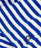 Gestreiftes, ärmelloses Kleid aus Bouclé-Frottee für Kinder/Mädchen blau SURF/ AVALANCHE