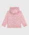 Kinder-Windjacke mit Blumenmuster rosa CHARME/weiss MARSHMALLOW