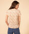 Damen-T-Shirt LE DROIT aus Baumwolle mit Rundhalsausschnitt weiss AVALANCHE/ MULTICO