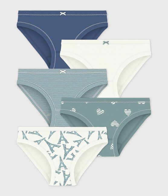 Set Kinder-Slips aus bedruckter Baumwolle variante 1