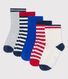 5er-Set Kindersocken für Jungen